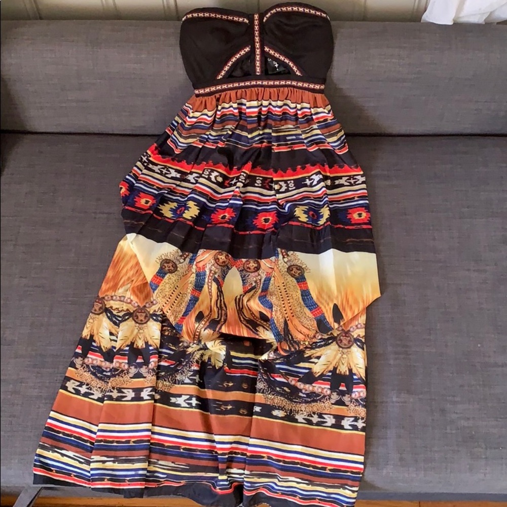 Sleeveless western inspired dress from LF